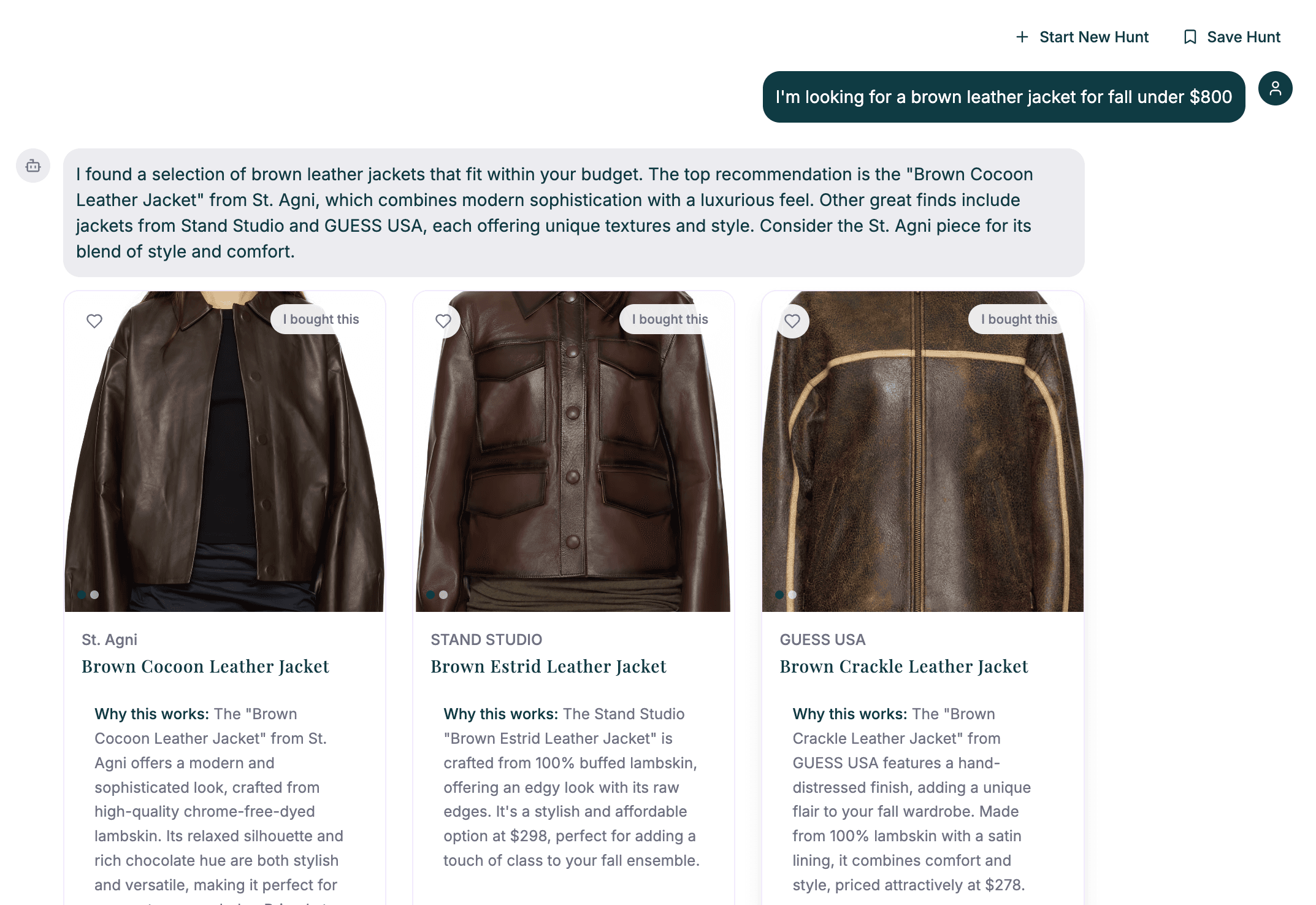 AI-powered product recommendations