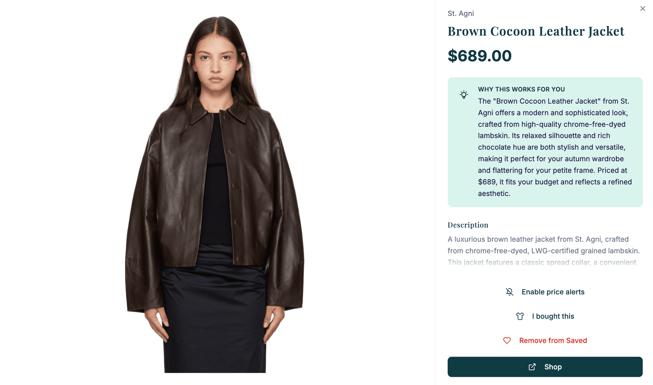 Personalized product recommendations without ads